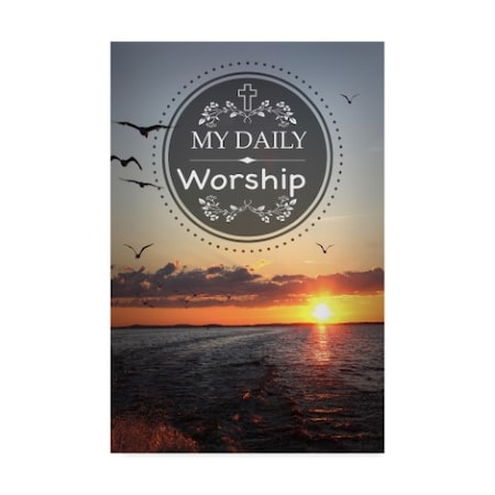 Jean Plout 'My Daily Worship' Canvas Art,12x19